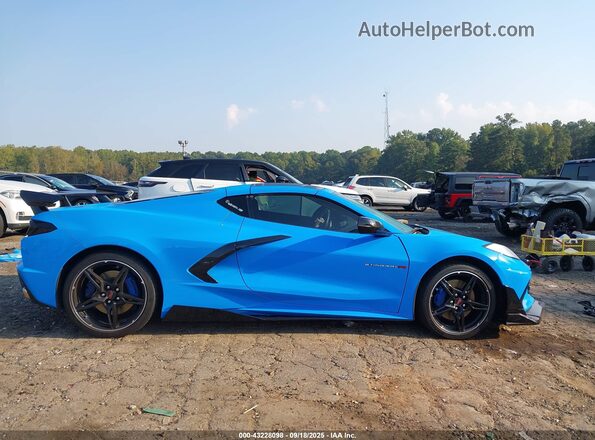 1G1YA2D42P5111096 2023 CHEVROLET CORVETTE Blue Vista interior de 360 grados
