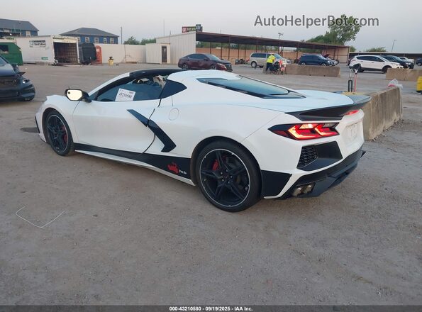 1G1YA2D45M5111637 2021 CHEVROLET CORVETTE White უკანა მარცხენა