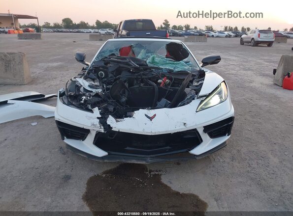 1G1YA2D45M5111637 2021 CHEVROLET CORVETTE White უკანა სალონის ხედი