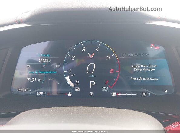 1G1YA2D4XP5106700 2023 CHEVROLET CORVETTE Black 