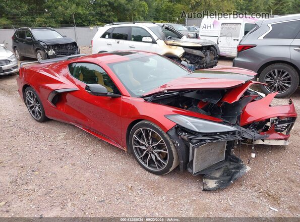 1G1YB2D44P5117950 2023 CHEVROLET CORVETTE Red Вид задньої частини салону