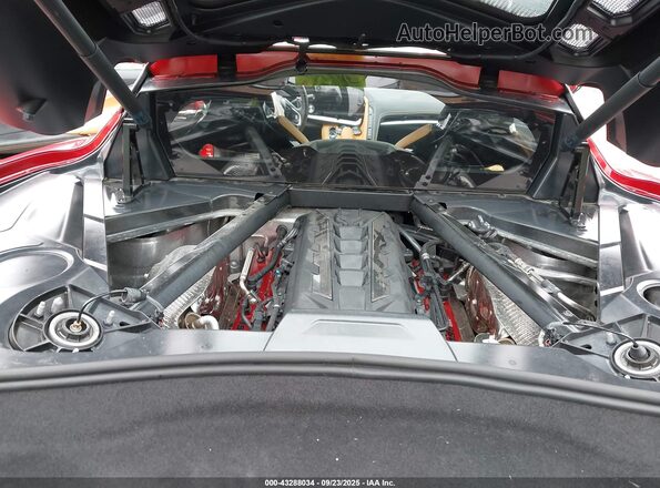 1G1YB2D44P5117950 2023 CHEVROLET CORVETTE Red Вид ззаду