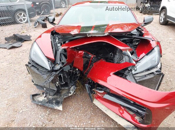 1G1YB2D44P5117950 2023 CHEVROLET CORVETTE Red Вид щитка приладів