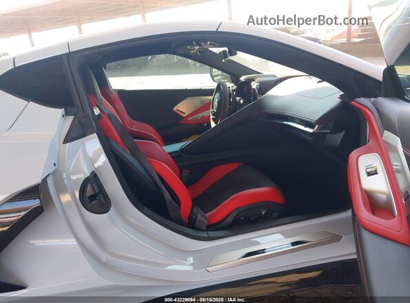 1G1YB2D47N5118202 2022 CHEVROLET CORVETTE White Widok naklejki z numerem VIN