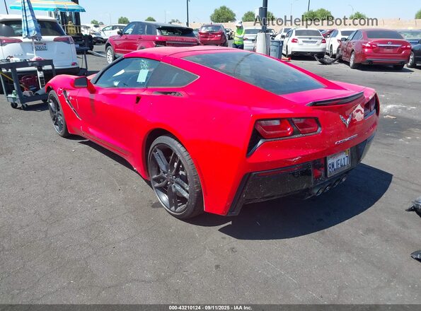 1G1YB2D71K5117505 2019 CHEVROLET CORVETTE Orange Rear left