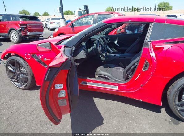1G1YB2D71K5117505 2019 CHEVROLET CORVETTE Orange Front interior view