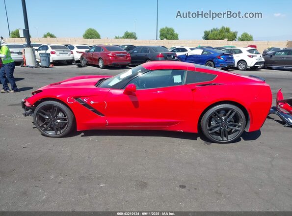 1G1YB2D71K5117505 2019 CHEVROLET CORVETTE Orange 