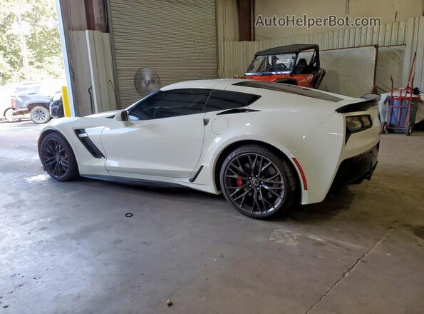 1G1YP2D69K5604170 2019 CHEVROLET CORVETTE White Rear left