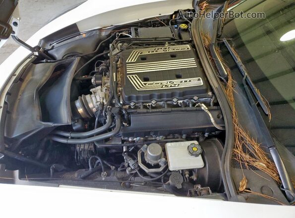 1G1YP2D69K5604170 2019 CHEVROLET CORVETTE White Rear interior view
