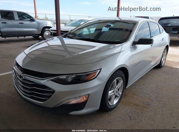 1G1ZB5ST5MF048420 2021 CHEVROLET MALIBU Silver Առջևի ձախ երեք քառորդ տեսարան