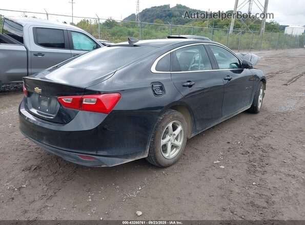 1G1ZB5ST7JF216988 2018 CHEVROLET MALIBU Black Tył prawy