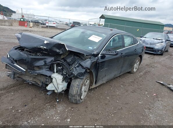 1G1ZB5ST7JF216988 2018 CHEVROLET MALIBU Black Przód lewy