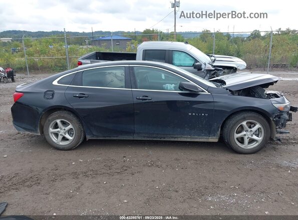 1G1ZB5ST7JF216988 2018 CHEVROLET MALIBU Black Widok wnętrza z tyłu