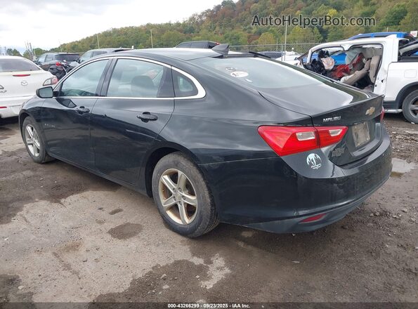 1G1ZB5ST7LF018401 2020 CHEVROLET MALIBU Black უკანა მარცხენა