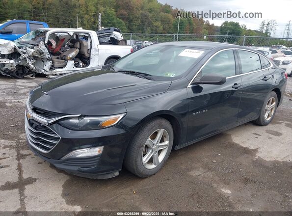 1G1ZB5ST7LF018401 2020 CHEVROLET MALIBU Black წინა მარცხენა ხედი სამი მეოთხედიდან