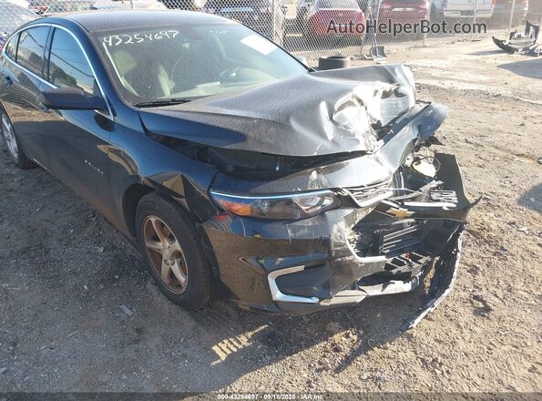 1G1ZB5ST8GF174579 2016 CHEVROLET MALIBU Black Вид спереду