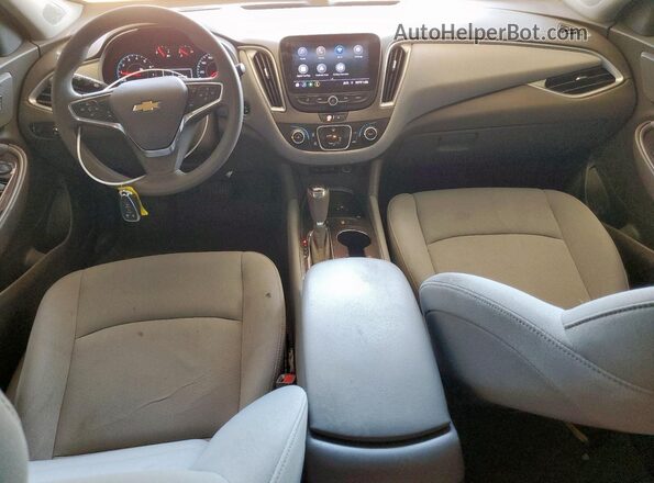 1G1ZC5ST0LF088724 2020 CHEVROLET MALIBU Silver წინა პანელის ხედი