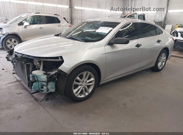 1G1ZC5ST5LF013176 2020 CHEVROLET MALIBU Серебряный Передняя левая четверть