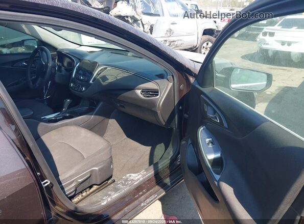 1G1ZC5ST5LF106330 2020 CHEVROLET MALIBU Black წინა სალონის ხედი