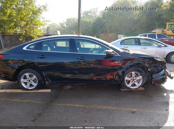 1G1ZC5ST8NF185043 2022 CHEVROLET MALIBU Black წინა ხედი