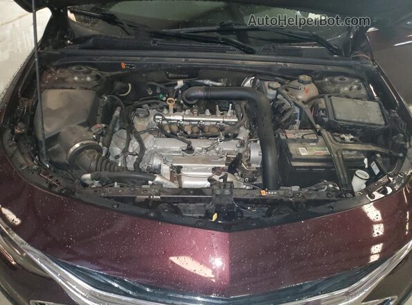 1G1ZD5ST0LF037656 2020 CHEVROLET MALIBU Burgundy უკანა სალონის ხედი