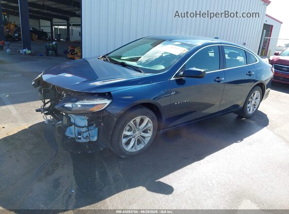 1G1ZD5ST1KF225794 2019 CHEVROLET MALIBU Blue Передня ліва чверть