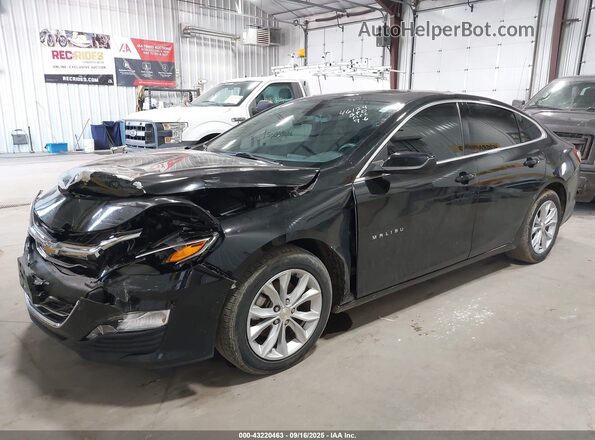 1G1ZD5ST4NF137813 2022 CHEVROLET MALIBU Черный Передняя левая четверть