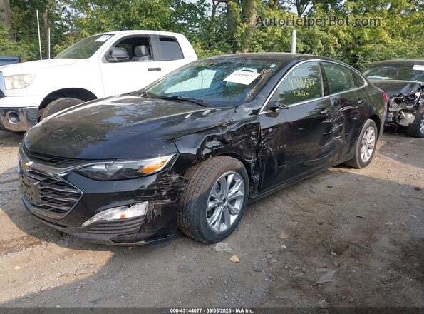 1G1ZD5ST6MF021270 2021 CHEVROLET MALIBU Черный Передняя левая четверть