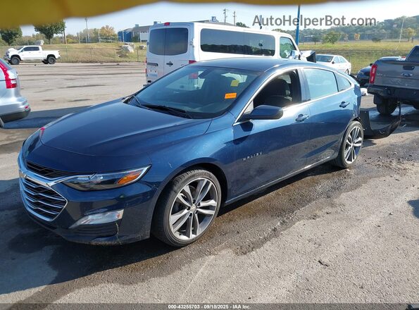 1G1ZD5ST7NF132928 2022 CHEVROLET MALIBU Синий Передняя левая четверть