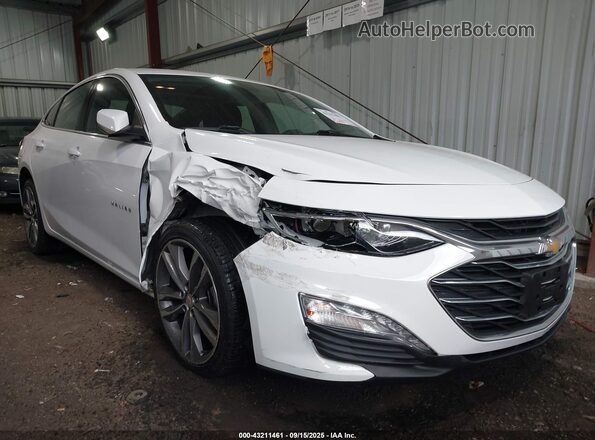 1G1ZD5ST7NF138468 2022 CHEVROLET MALIBU Белый Вид спереди