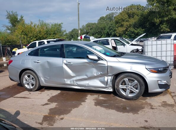 1G1ZD5ST7NF177044 2022 CHEVROLET MALIBU Серебряный Вид задней части салона