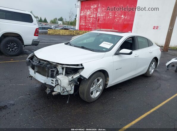 1G1ZD5ST8NF179062 2022 CHEVROLET MALIBU Белый Передняя левая четверть