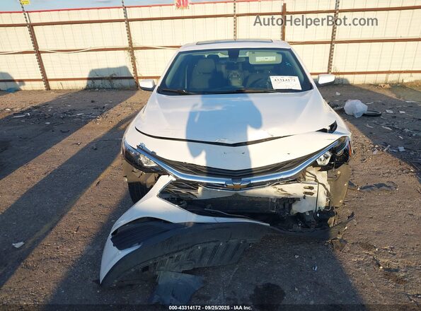 1G1ZD5ST9MF004463 2021 CHEVROLET MALIBU Белый Вид панели приборов