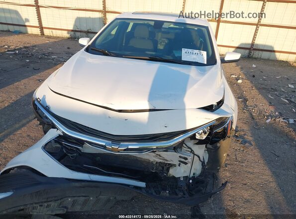 1G1ZD5ST9MF004463 2021 CHEVROLET MALIBU Белый Вид спереди