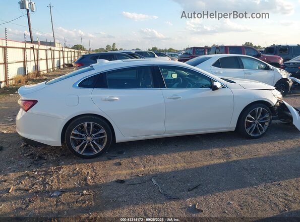 1G1ZD5ST9MF004463 2021 CHEVROLET MALIBU Белый Вид щитка приборов