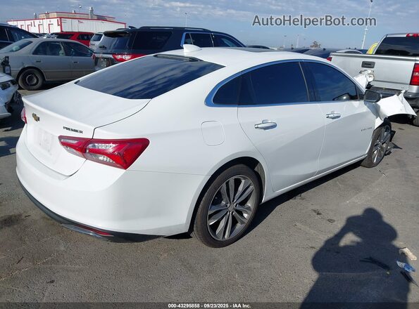1G1ZE5SX2LF095302 2020 CHEVROLET MALIBU Белый Задняя правая четверть