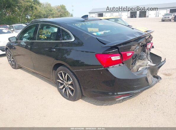 1G1ZG5ST0LF124304 2020 CHEVROLET MALIBU Black Trasero izquierdo