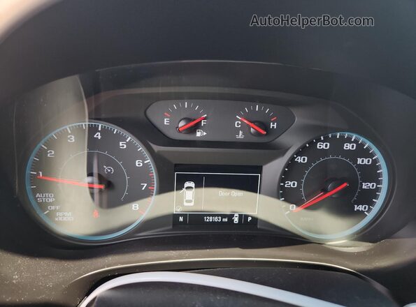 1G1ZG5ST7LF152309 2020 CHEVROLET MALIBU White Вид щитка приладів