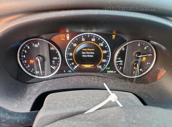 1G4ZP5SS0HU154352 2017 BUICK LACROSSE Черный Вид щитка приборов