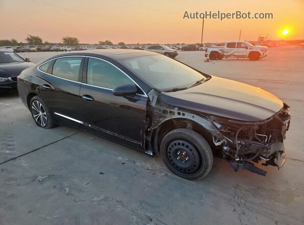 1G4ZP5SS0HU154352 2017 BUICK LACROSSE Черный Передняя правая четверть