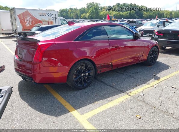 1G6AN1RY5G0100547 2016 CADILLAC ATS-V Burgundy Trasero derecho