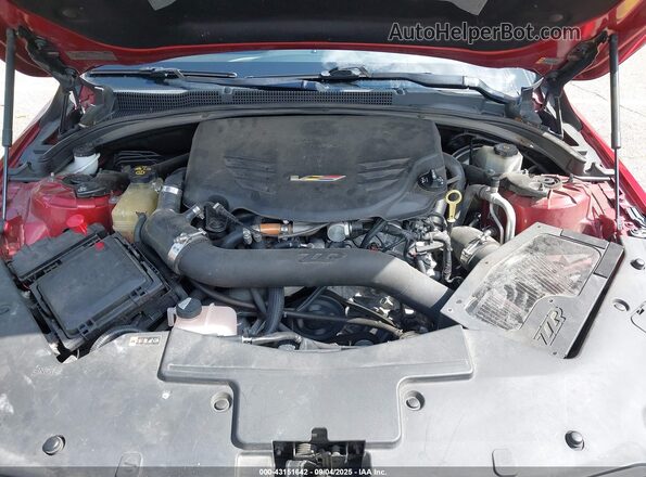 1G6AN1RY5G0100547 2016 CADILLAC ATS-V Burgundy Vista trasera
