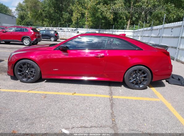 1G6AN1RY5G0100547 2016 CADILLAC ATS-V Burgundy Vista interior de 360 grados