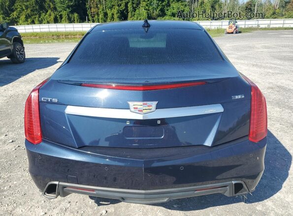 1G6AR5SS2K0101536 2019 CADILLAC CTS Blue Հետևի տեսք