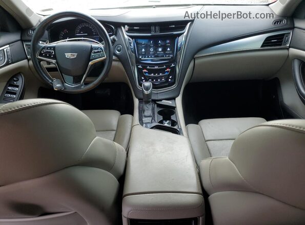 1G6AX5SSXJ0164209 2018 CADILLAC CTS Charcoal წინა პანელის ხედი