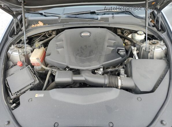1G6AX5SSXJ0164209 2018 CADILLAC CTS Charcoal უკანა სალონის ხედი