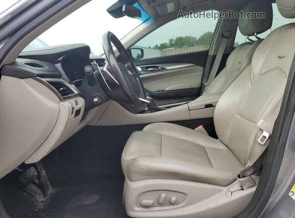 1G6AX5SSXJ0164209 2018 CADILLAC CTS Charcoal წინა სალონის ხედი