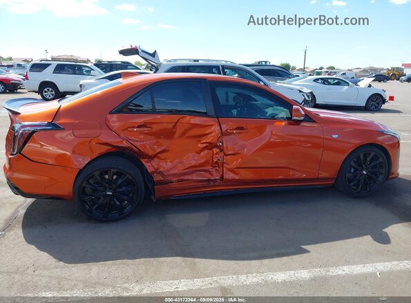 1G6DC5RK4P0104403 2023 CADILLAC CT4 Orange Вид спереду