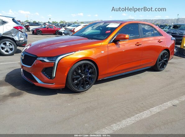 1G6DC5RK4P0104403 2023 CADILLAC CT4 Orange Передня ліва чверть