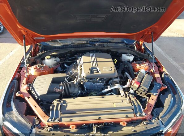 1G6DC5RK4P0104403 2023 CADILLAC CT4 Orange Вид ззаду